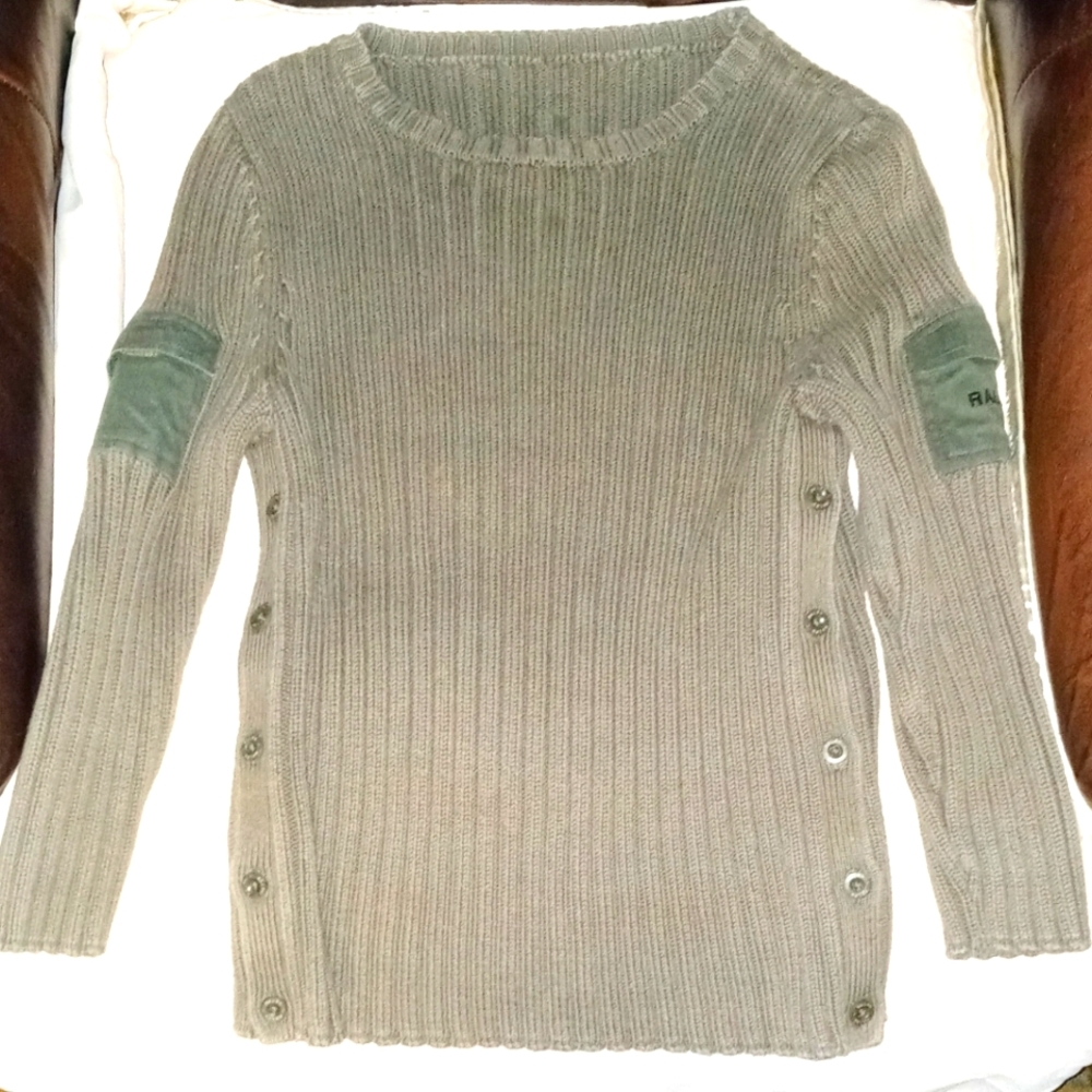 Ralph Lauren Military Green Sweater